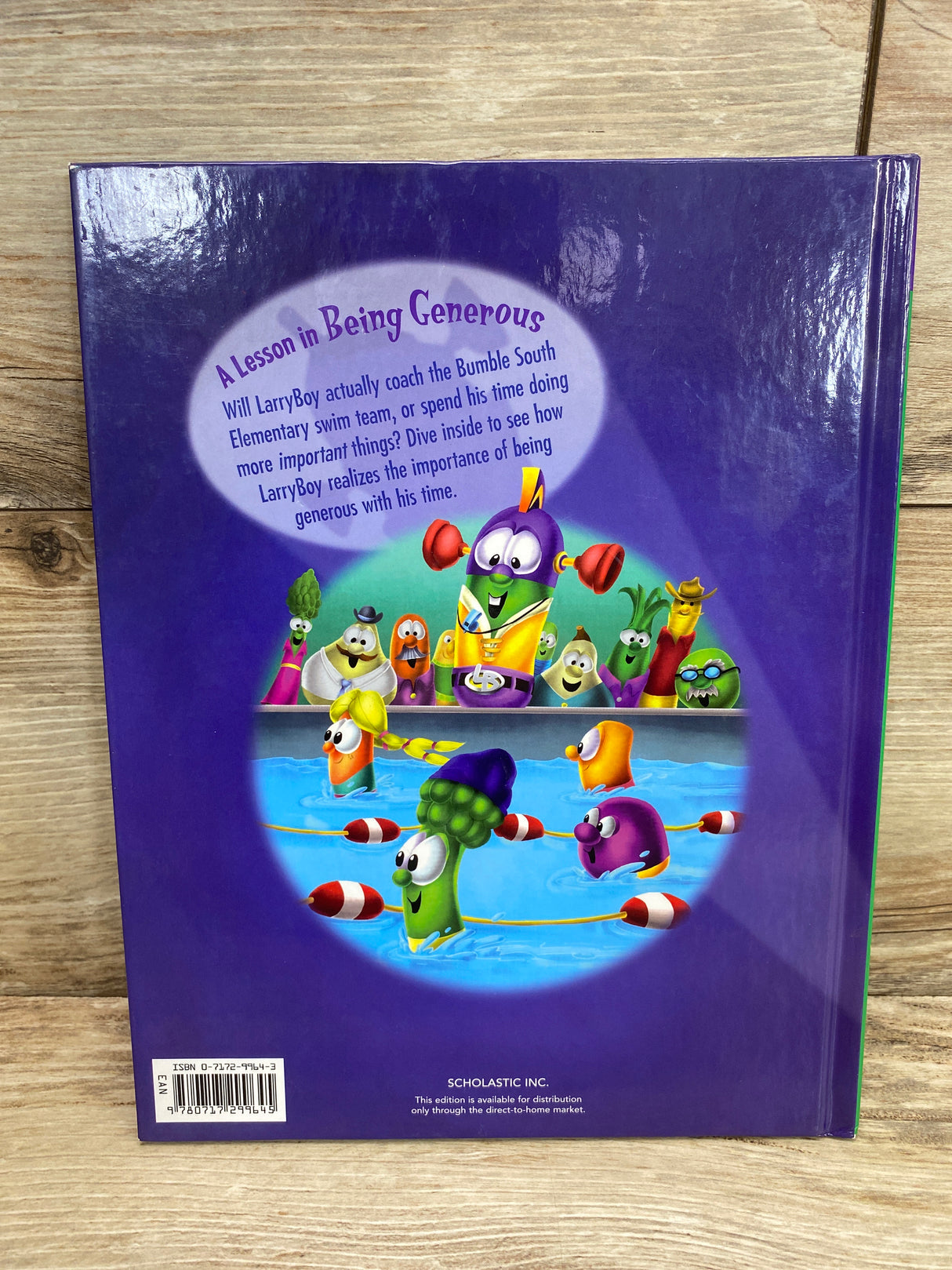 Veggie Tales: Larry Boy in the Swim of Things Hardcover Book