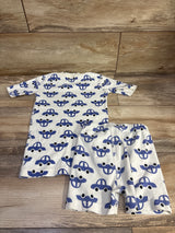 Hanna Andersson 2pc Short Johns Pajama Set Ivory sz 5T