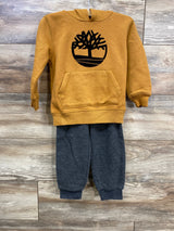 Timberland 2pc Pull Over Hoodie & Jogger Carmel sz 3T