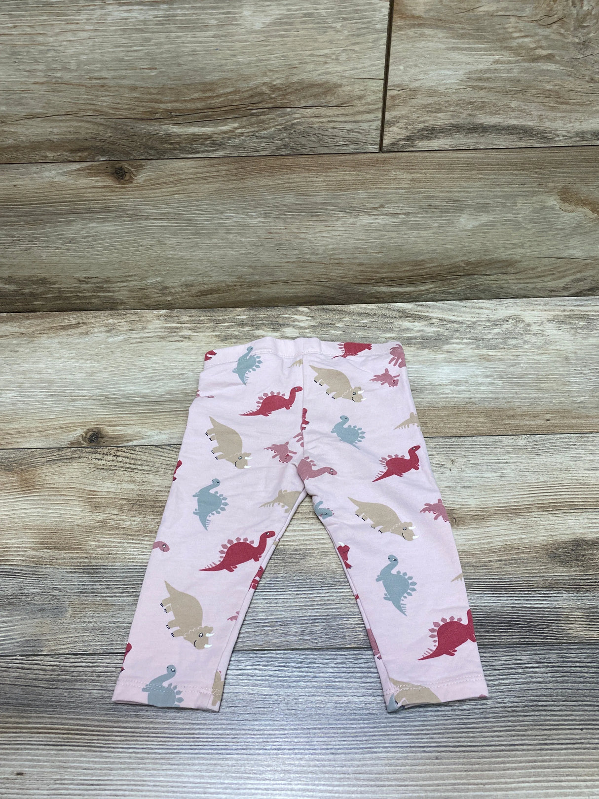 H&M Dino Leggings Pink sz 9m