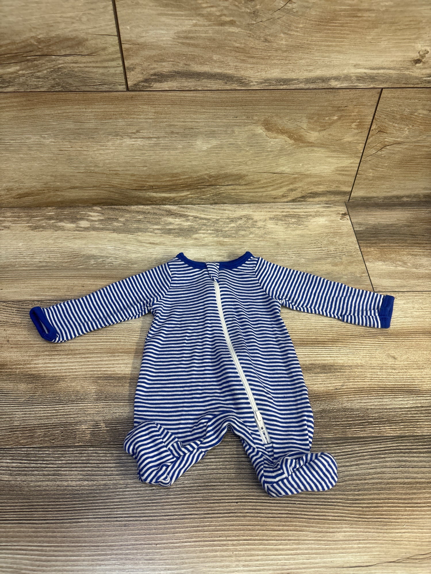 Wonder Nation Striped Modal Sleeper Blue sz Preemie