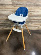 Tameler 3-in-1 Wooden Baby Feeding High Chair Blue