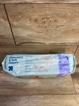 NEW up&up Absorbent & Soft Diapers Size 1 35ct.