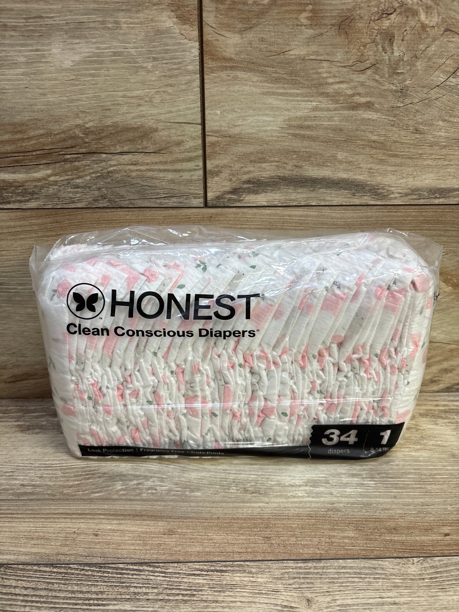 NEW Honest Clean Conscious Diapers Size 1 34ct