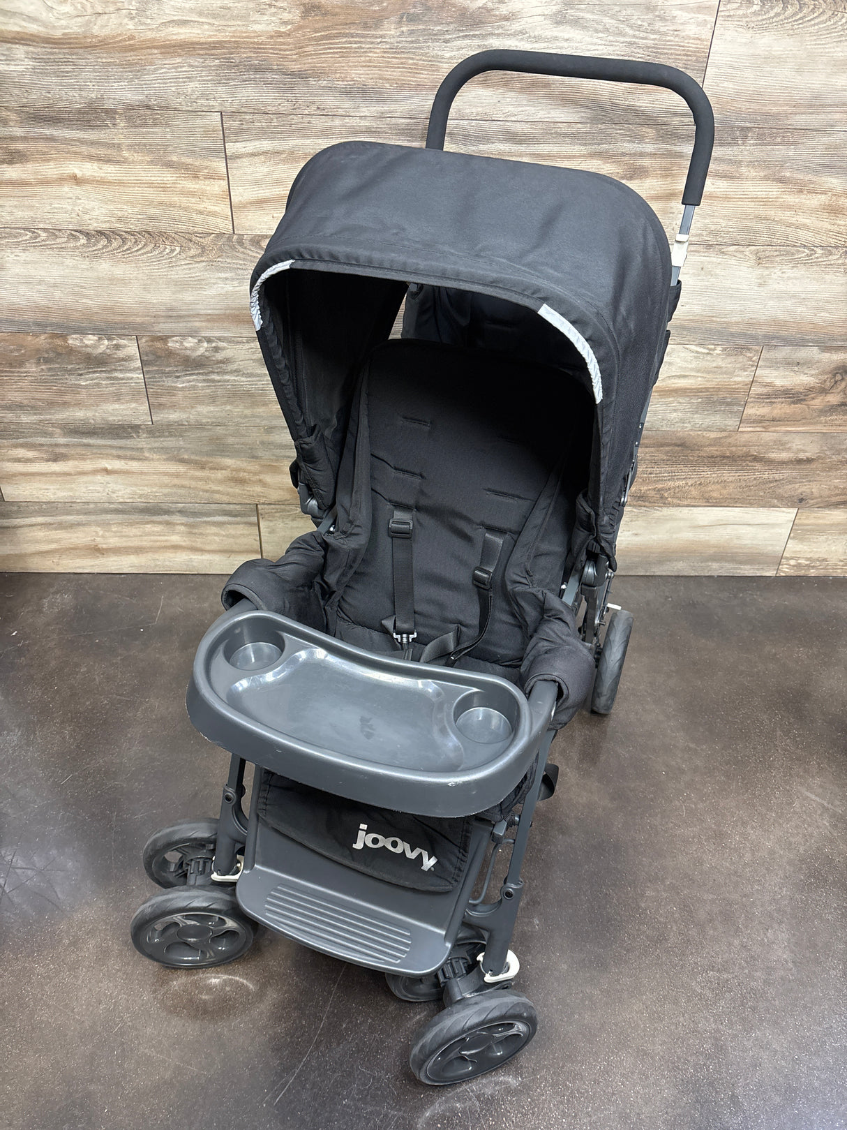 Joovy Caboose Ultralight Sit and Stand Double Stroller Black