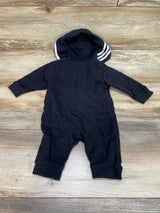 Adidas Logo Hooded Coverall Black sz 3m