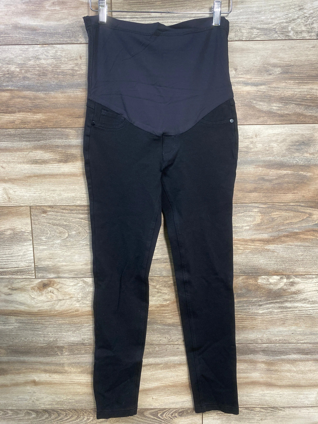 Pink Blush Maternity Full Panel Pants Black sz Small