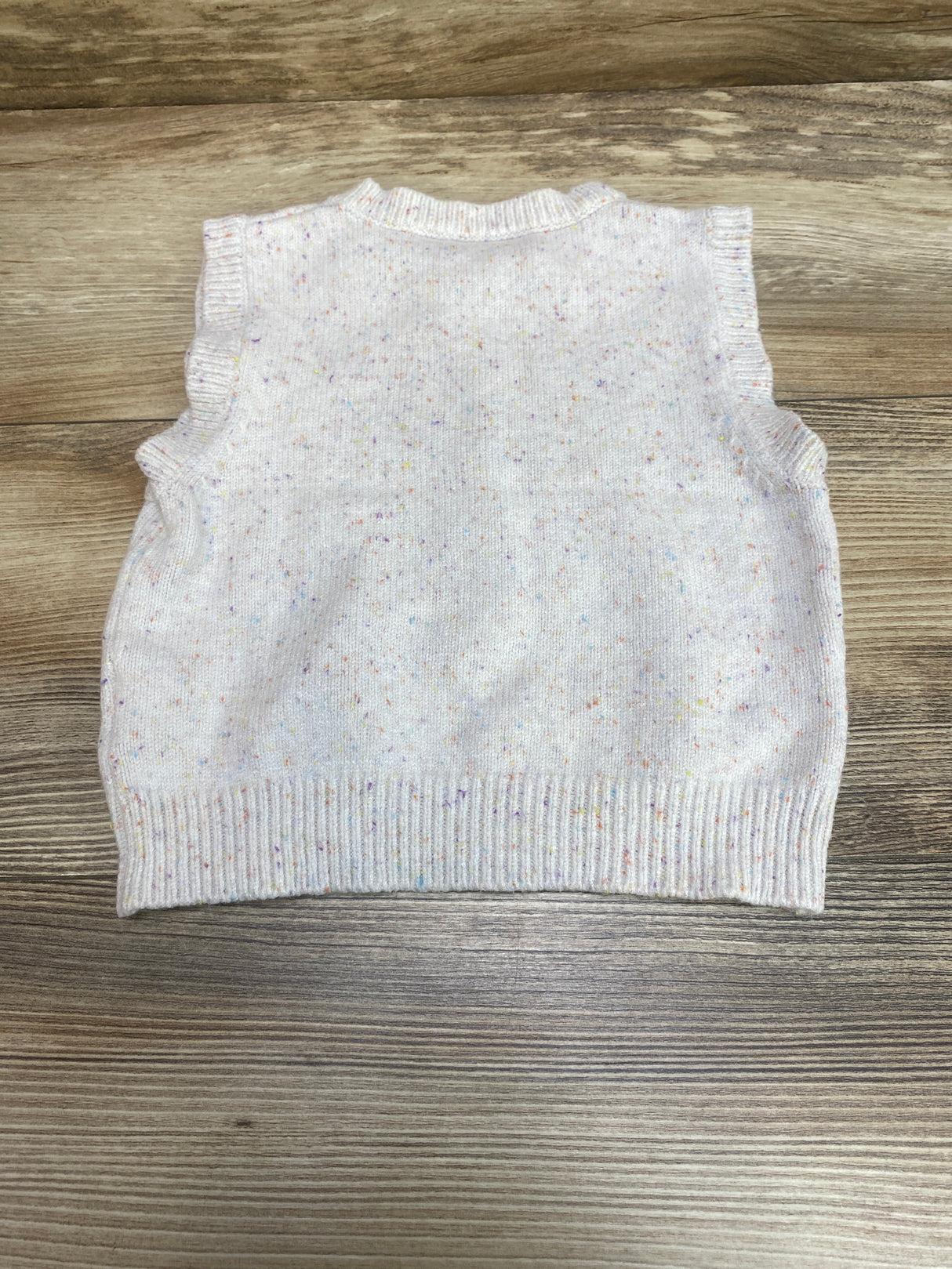 Shein Heart Sweater Vest Cream sz 4T