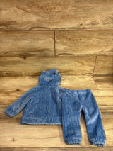 Laughing Llama 2pc Plush Sweatshirt & Pants Set Blue sz 6m