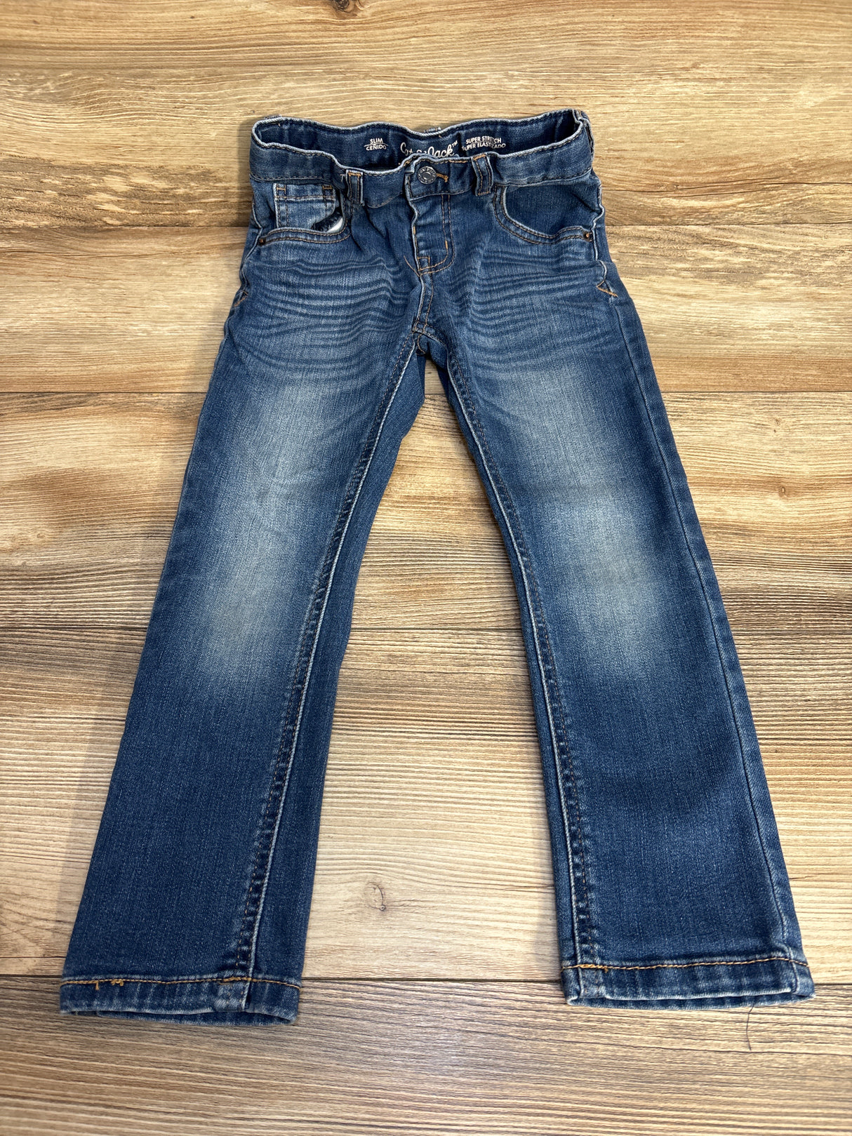 Cat & Jack Denim Super Stretch Pants Blue sz 5T