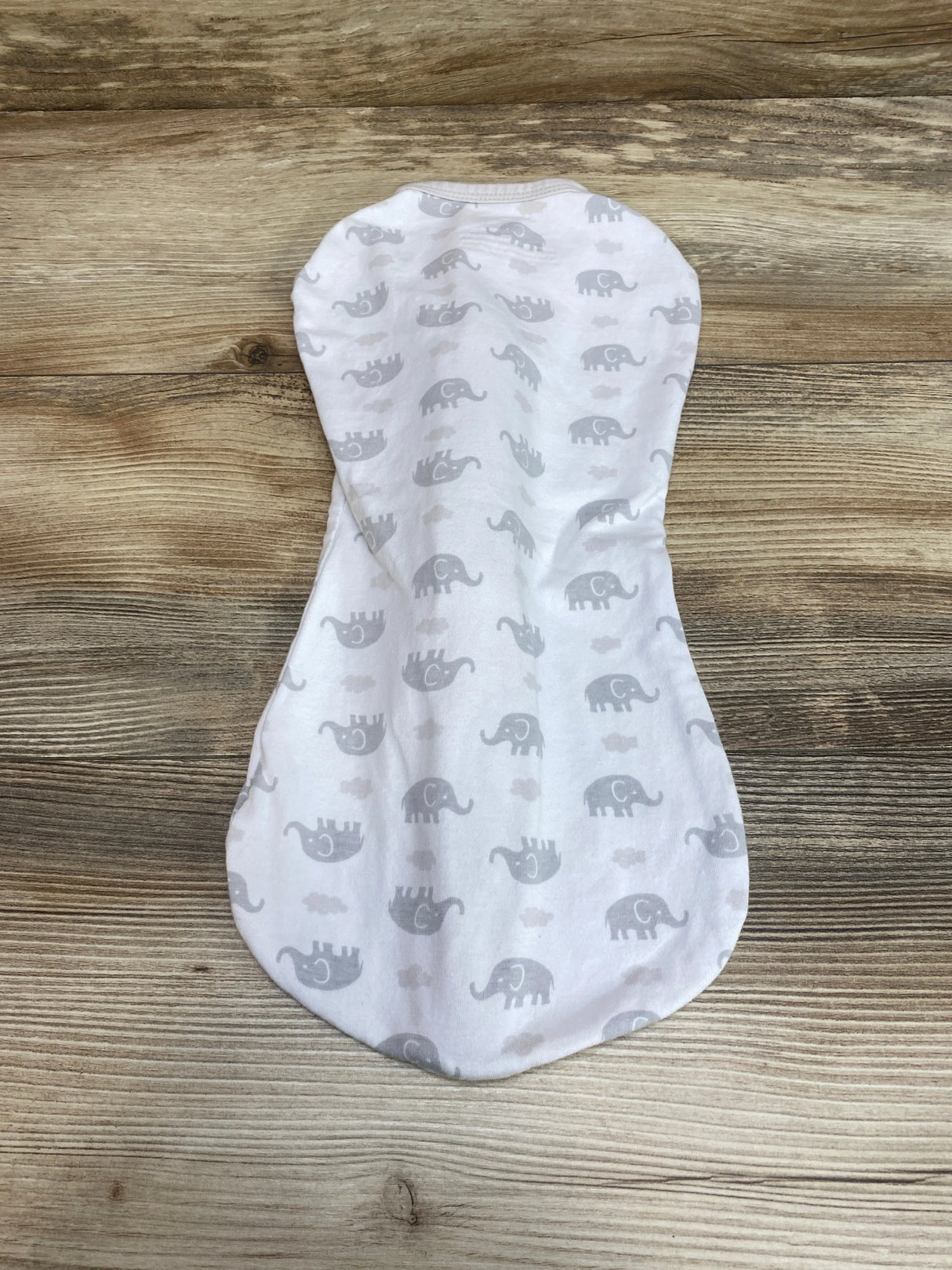 SwaddleMe Pod Elephant Print White sz Newborn