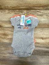 NEW Child Of Mine 3pk Dino Bodysuits Grey sz Preemie