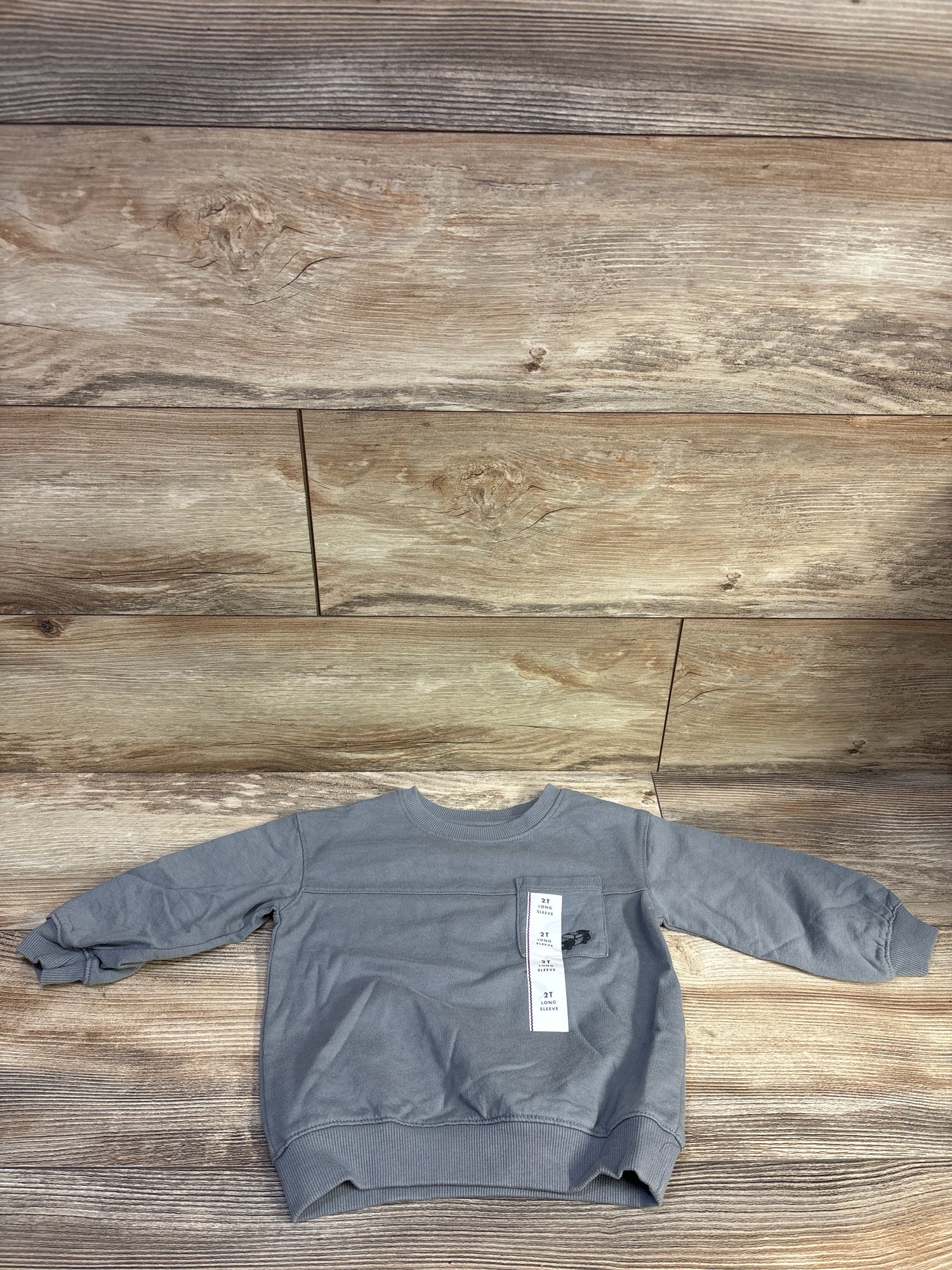 NEW Cat & Jack Sweatshirt Grey sz 2T