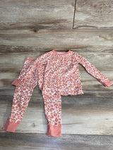 Cat & Jack 2pc Leopard Print Pajama Set Pink sz 4T