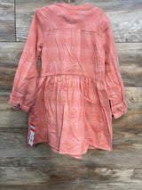 NEW Cat & Jack Plaid Long Sleeve Dress Pink sz 5T