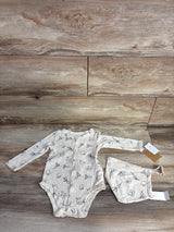 NEW Grayson Collective 2pc Veggies Bodysuit & Bonnet sz 12m