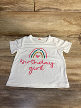 Birthday Girl Shirt White sz 2T