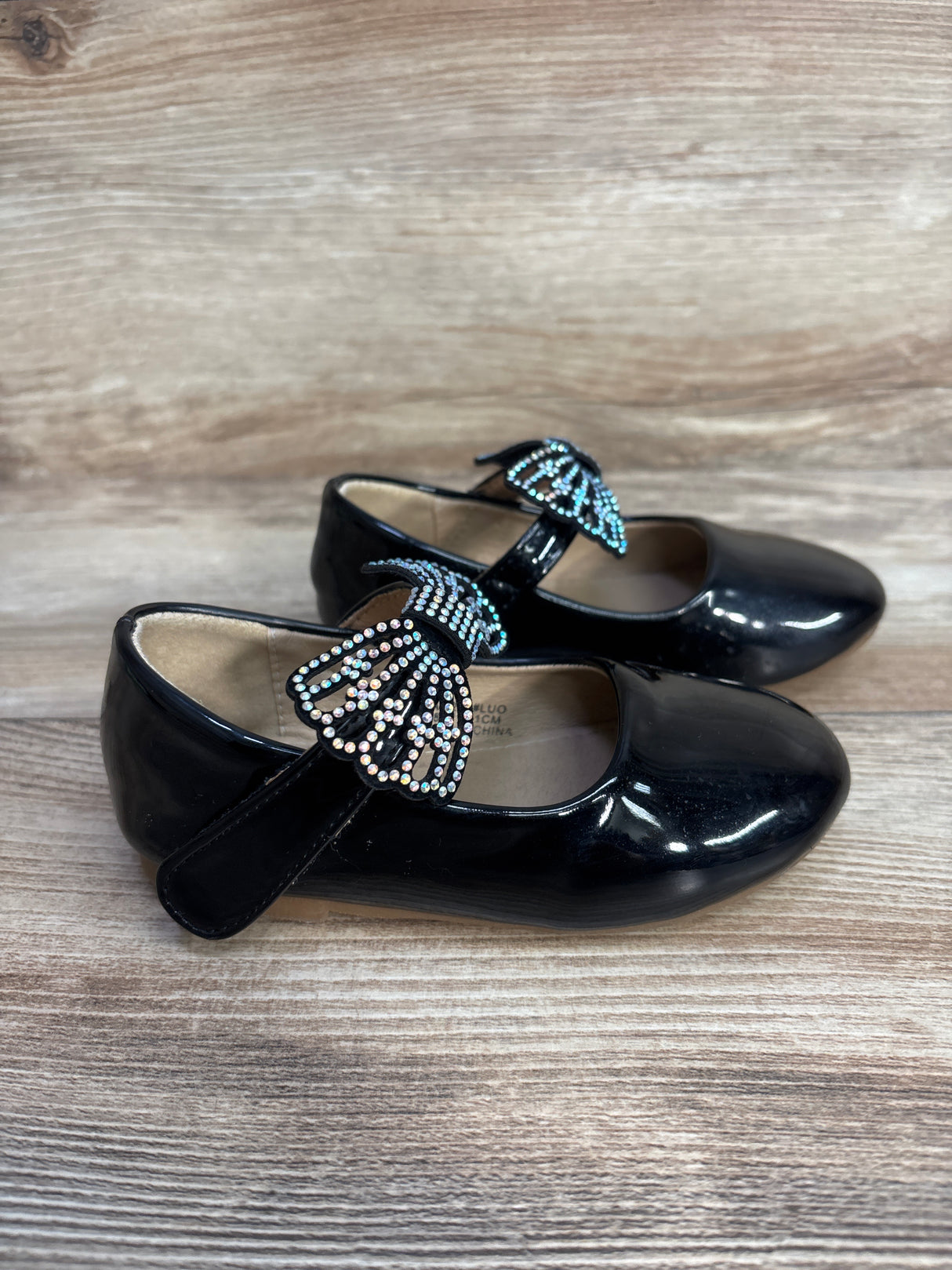 THEE BRON Patent Leather Mary Jane Ballet Flats Black sz 8c