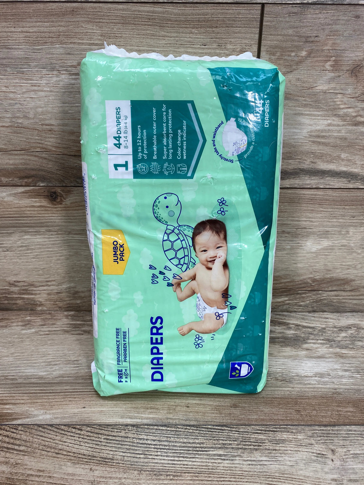 NEW Rite Aid Jumbo Pack Diapers Size 1, 44ct