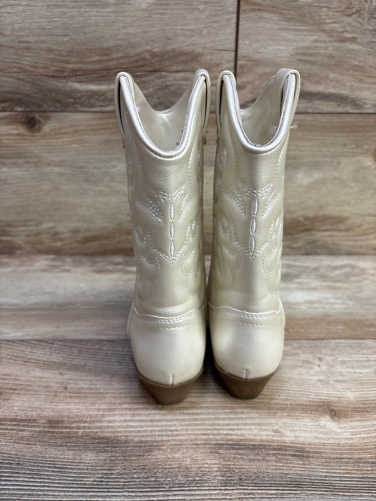 Tucker + Tate Cassidy Cowgirl Boots Pearl sz 11c