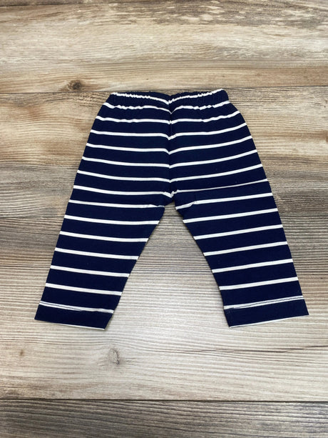 NEW Baby Gap Striped Navy Leggings sz 0-3m - Me n Mommy To Be