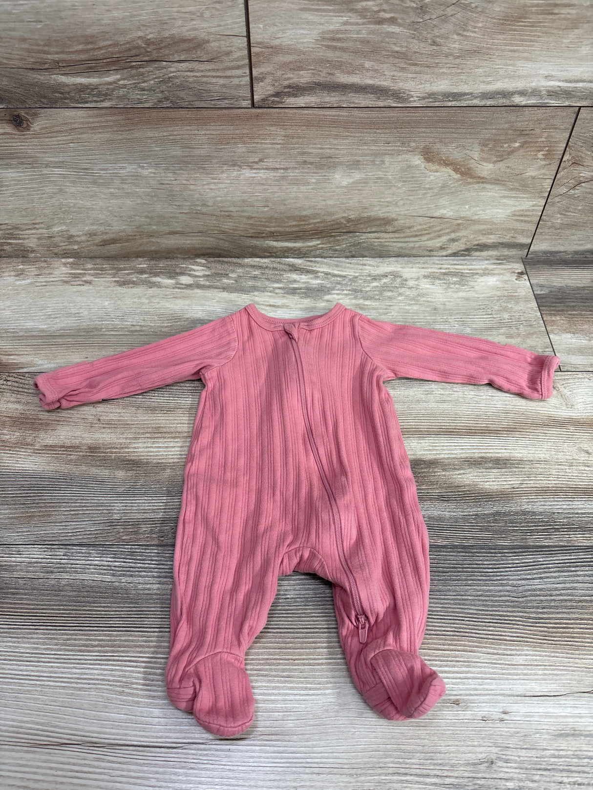 Wonder Nation Ribbed Sleeper Pink sz Newborn