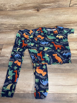 Children's Place 2pc Dinosaur Pajama Set Navy sz 4T