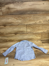 NEW Cat & Jack Button-Down Long Sleeve Shirt Blue sz 4T