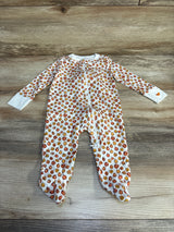 Petite Plume Pumpkin Pima Footie White sz 6-9m - Me n Mommy To Be