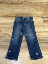 Cat & Jack Embroidered Skinny Jeans Blue sz 3T