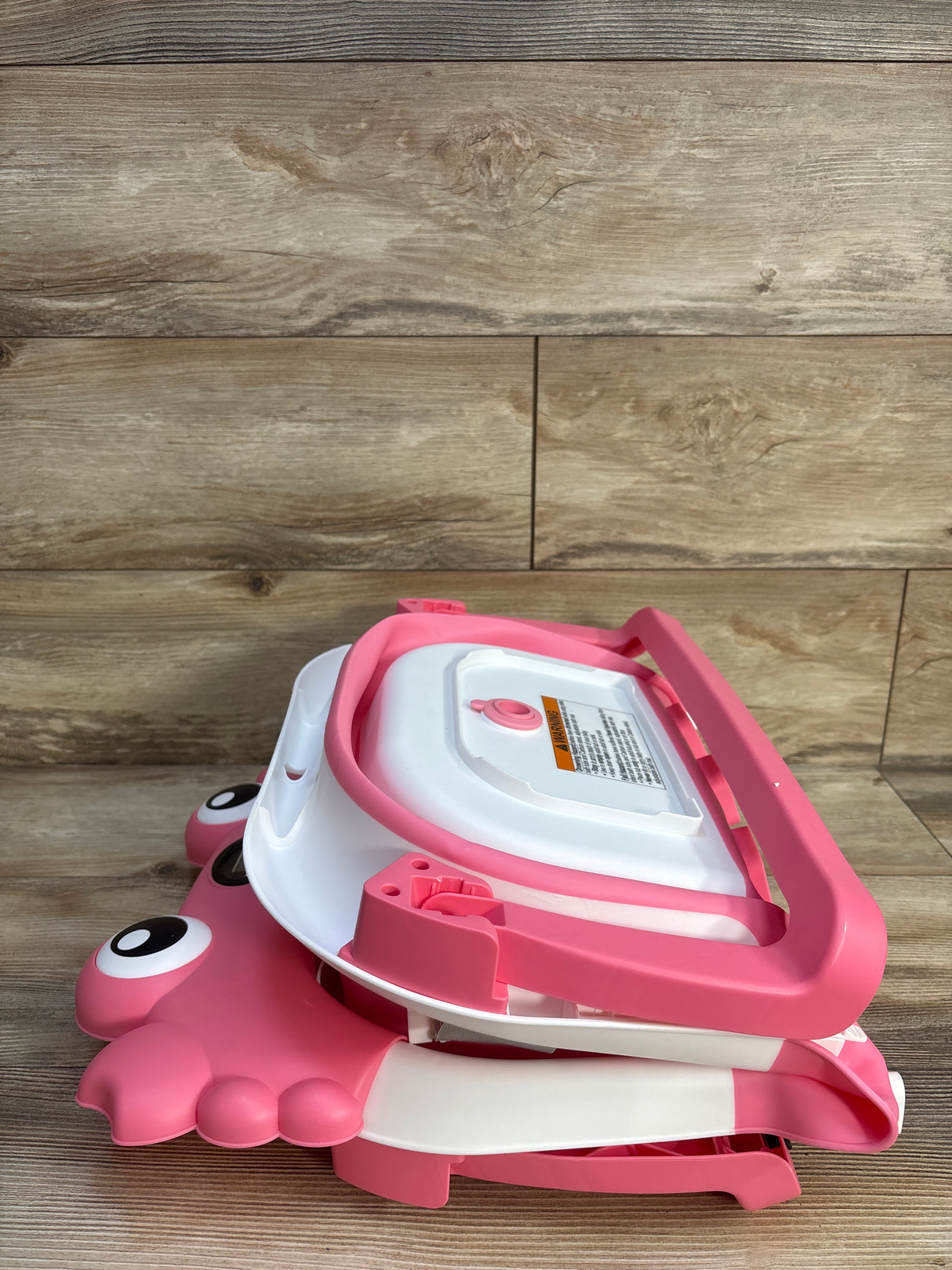 TPN Collapsible Baby Bathtub with Cushion & Thermometer, Pink