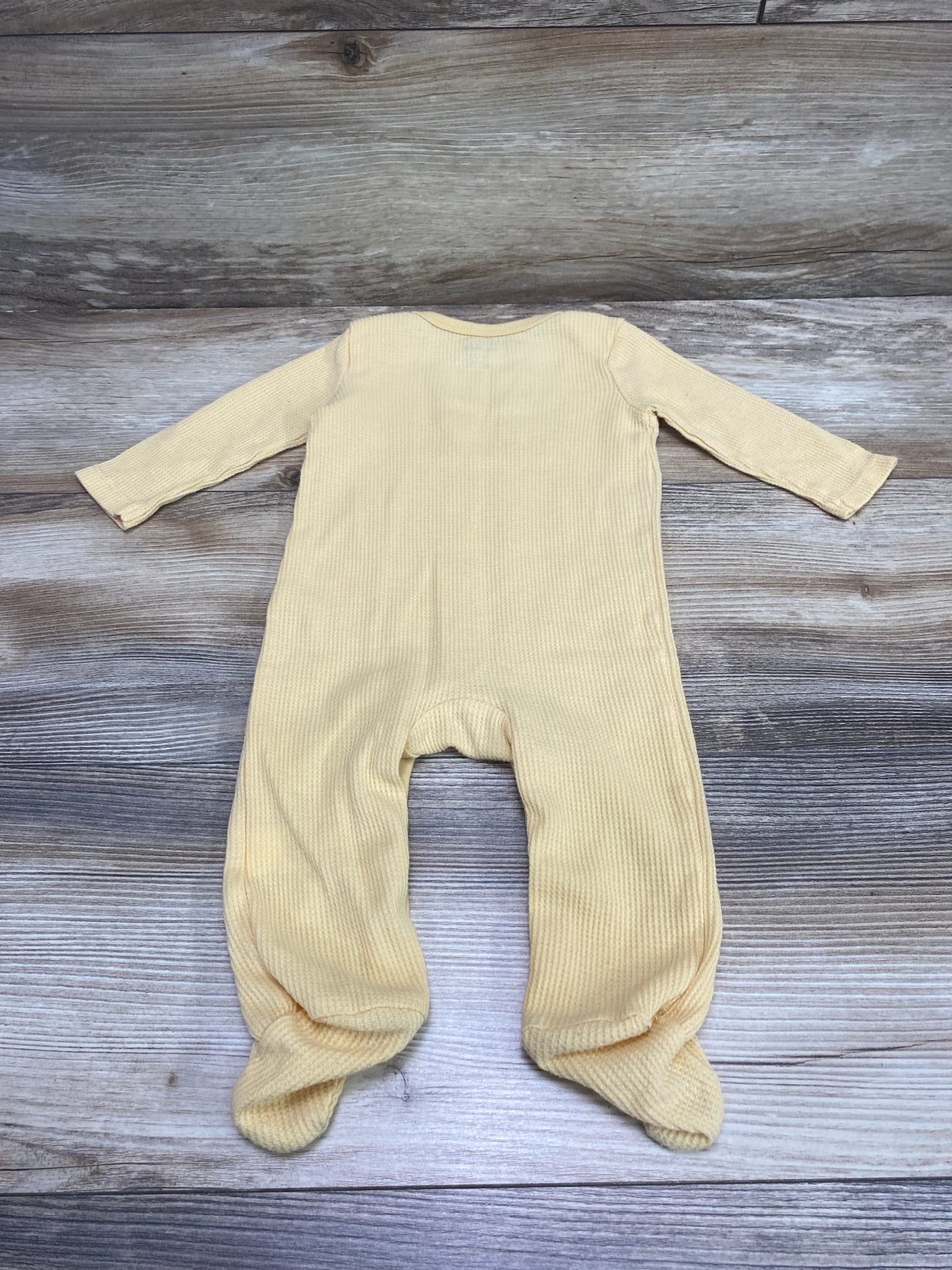 Sandy & Simon Love Means Family Footed Coverall Yellow sz 3-6m