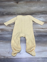 Sandy & Simon Love Means Family Footed Coverall Yellow sz 3-6m