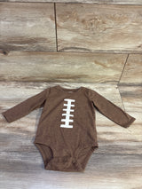 Carter's Football Bodysuit Brown sz 12m