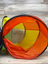 Moncoland Colorful Pop Up Crawl Tunnel with Mesh Windows - 5.5ft