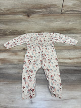 Jessica Simpson Knit Side Snap Coverall Beige sz 3-6m