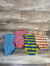 Carter's 4pk Bodysuit Set Blue sz 6m