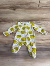 Carter's Apple Print Sleeper Grey sz Newborn