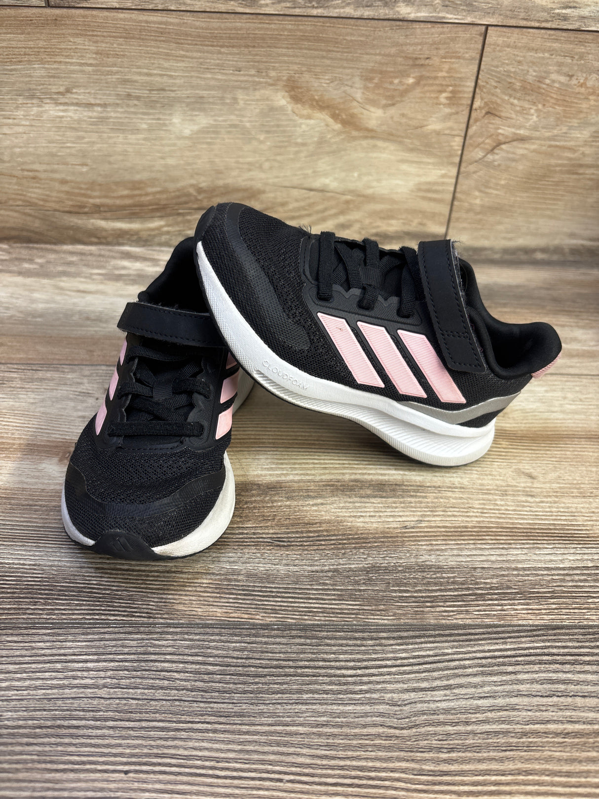Adidas Runfalcon 5 C 'Black Pink Spark' Sneakers sz 11c