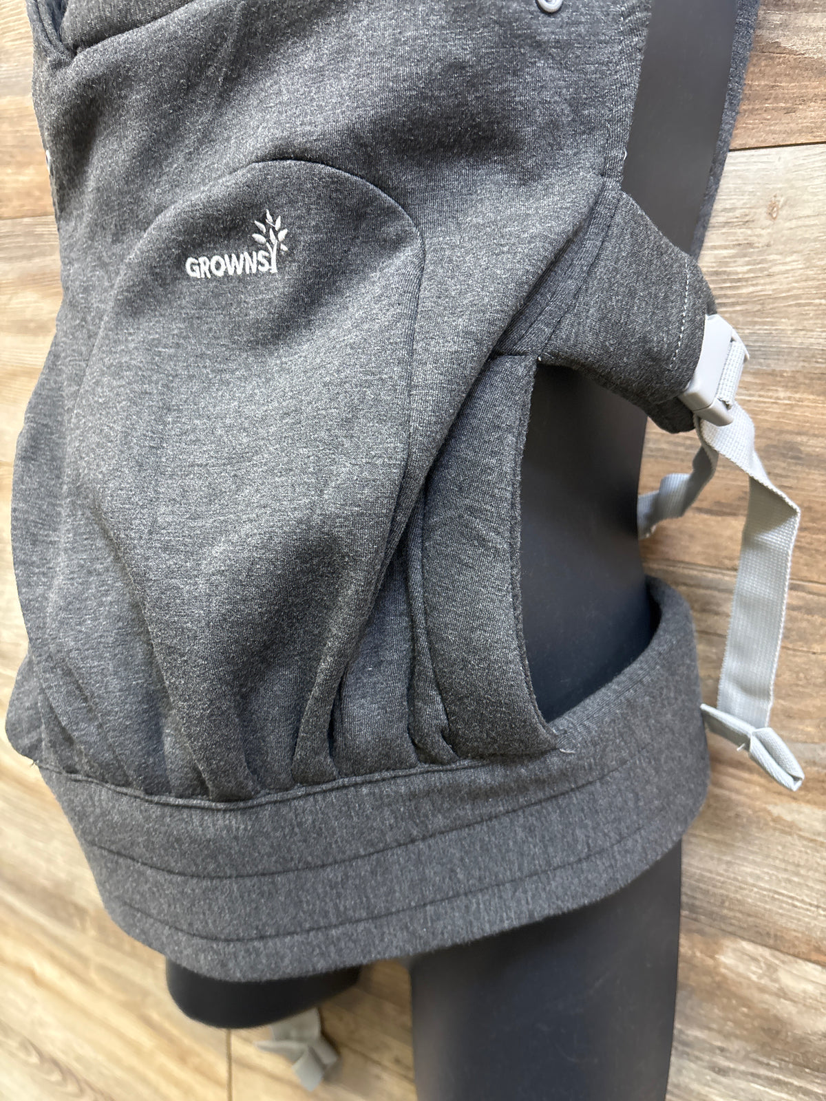 GROWNSY Ergonomic Newborn Carrier Deep Grey 7-35lbs