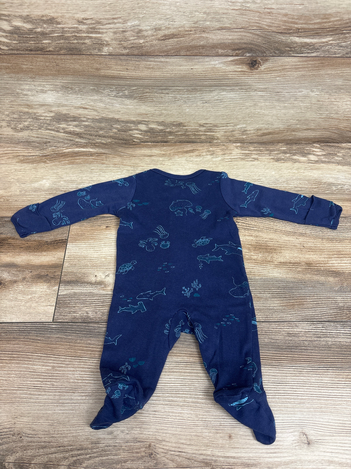 Just One You Sea Animal Sleeper Navy sz Newborn