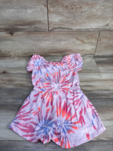 Baby Gap Tie Dye Shortie Romper Pink sz 4/5T