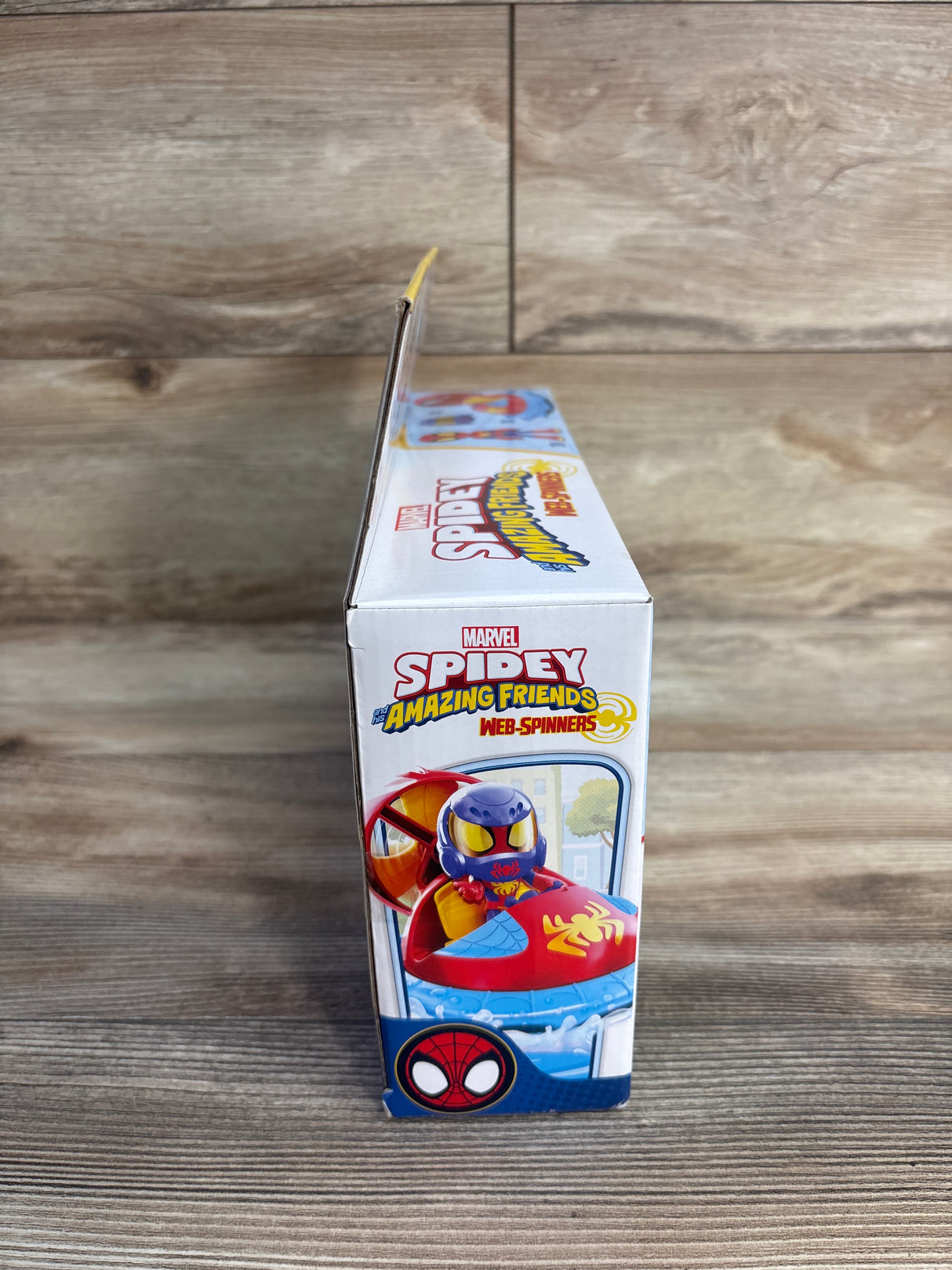 NEW Spidey & His Amazing Friends Web-Spinners Hover Spinner Vehicle & Action Figure