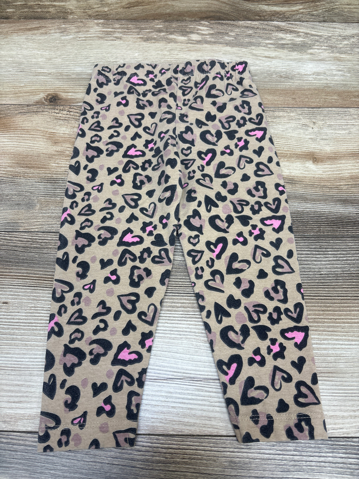 Star Ride Leopard Leggings Brown sz 3T