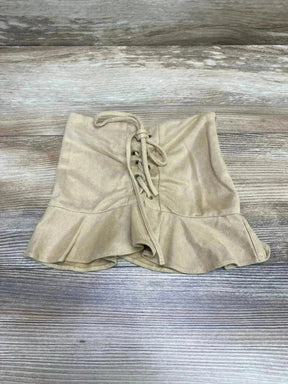 Bailey's Blossom Suede Skirt Brown sz 18-24m - Me n Mommy To Be