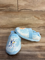 NEW Ground Up Bluey Slippers Blue sz 11-12c