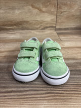Vans Old Skool V Lime Burst Green Sneakers sz 5c