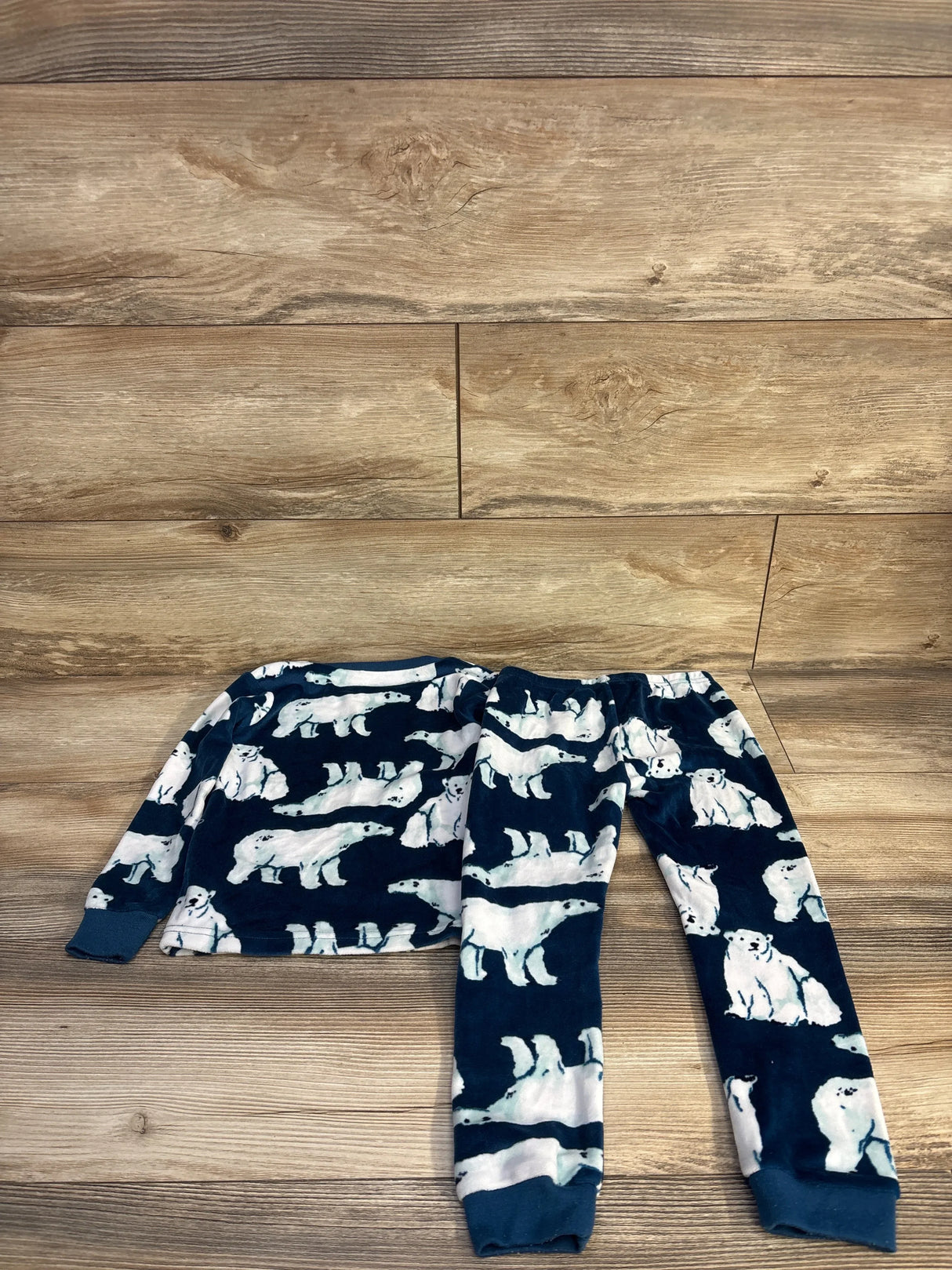 Child Of Mine 2pc Polar Bear Pajama Set Blue sz 4T