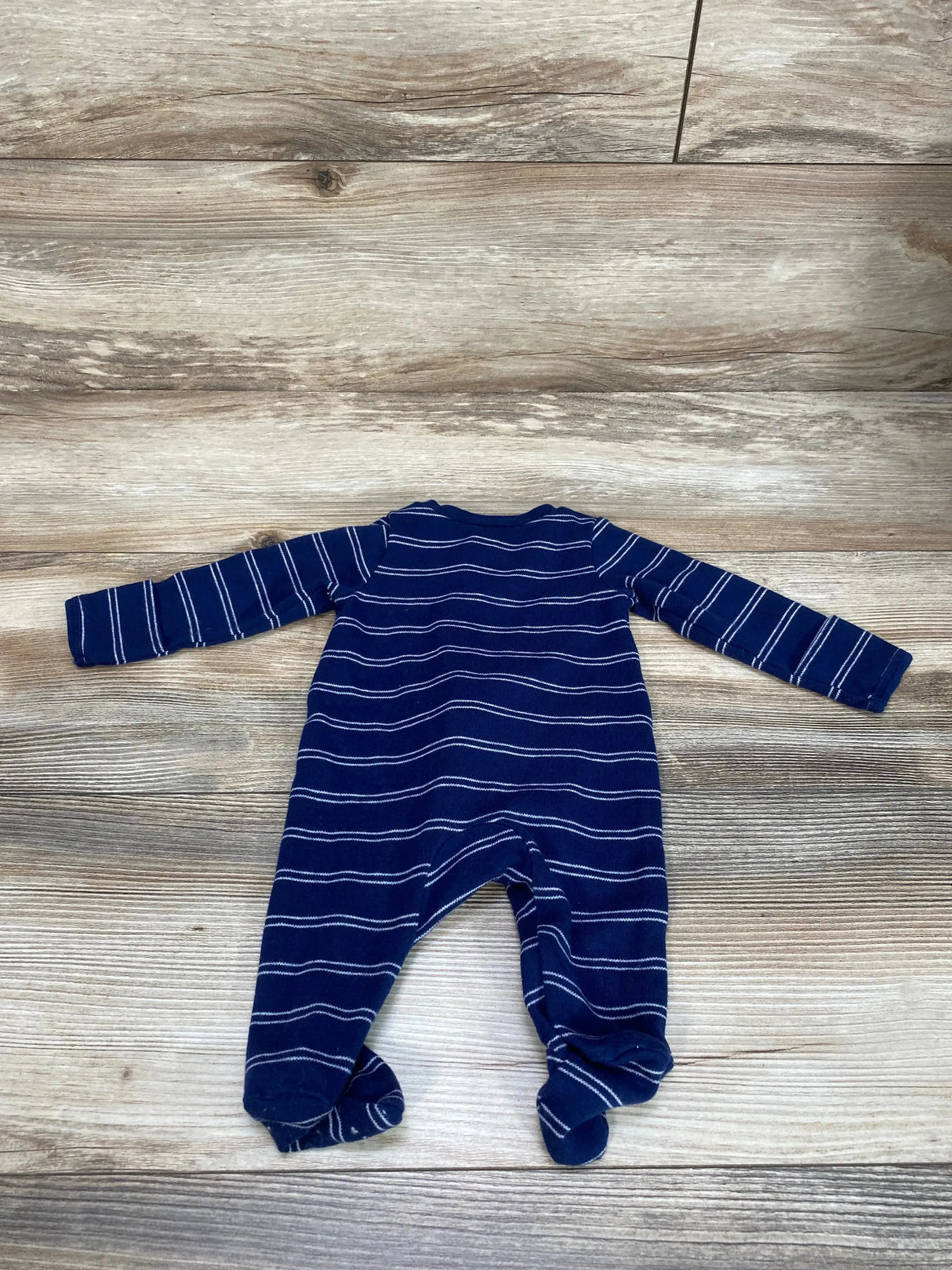 Carter's Striped Sleeper Blue sz Newborn