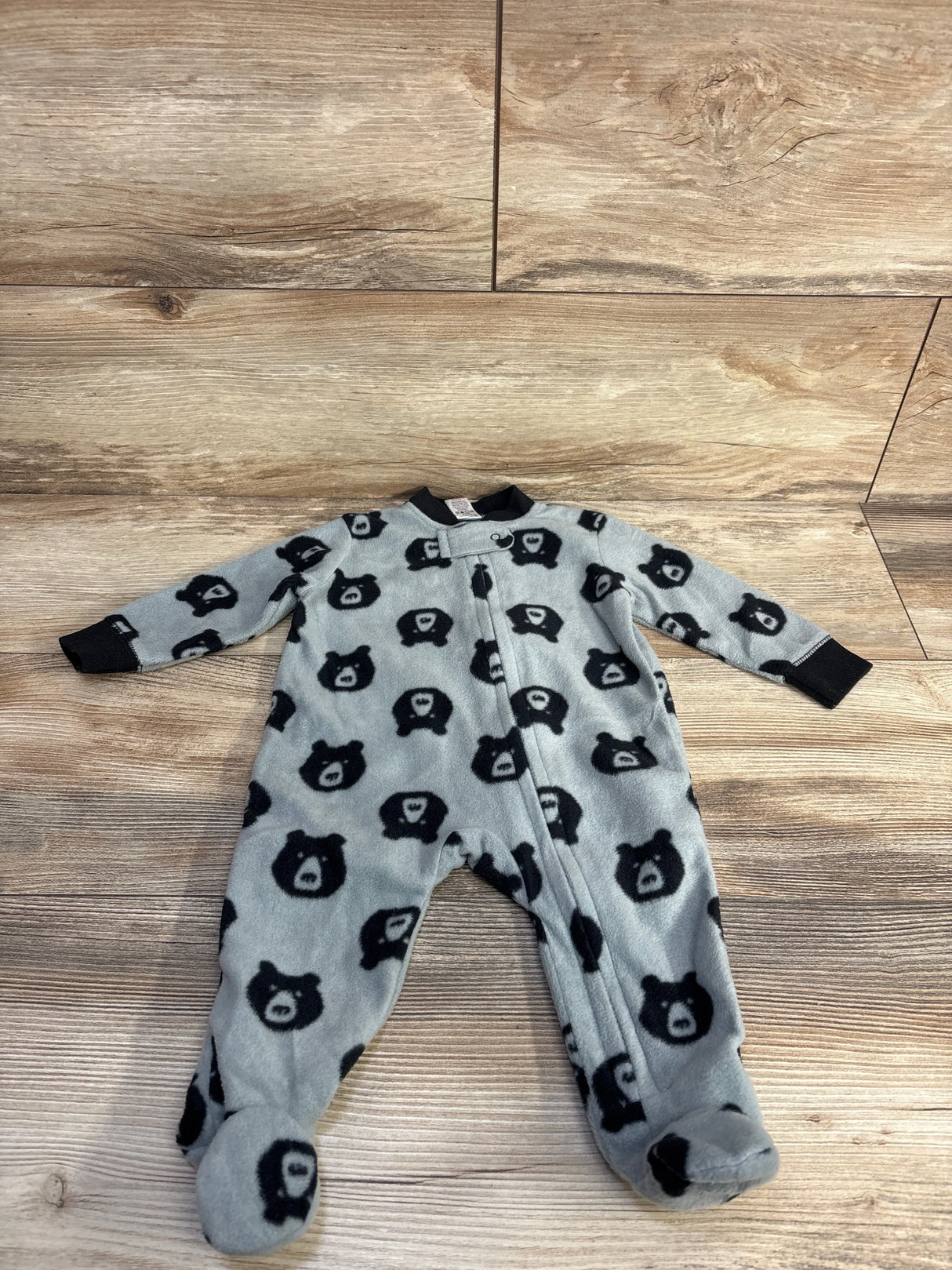 Yoga Sprouts Bear Blanket Sleeper Grey sz 0-3m - Me n Mommy To Be